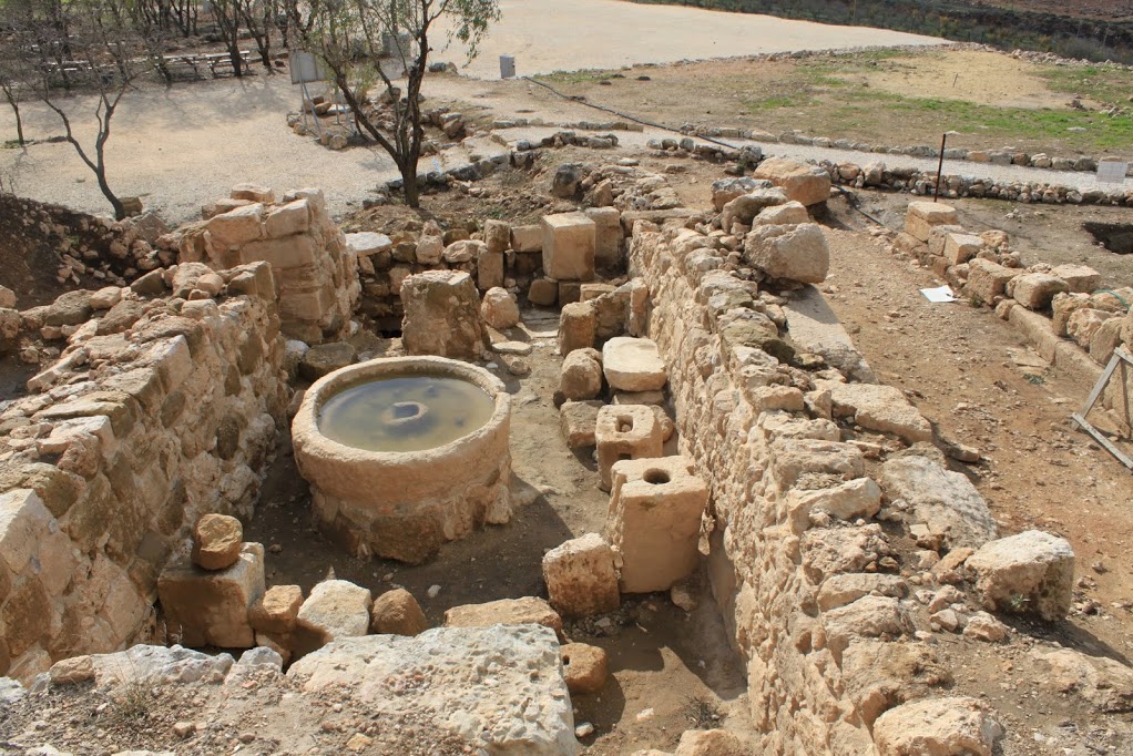 Ancient olive press - Tel Shiloh